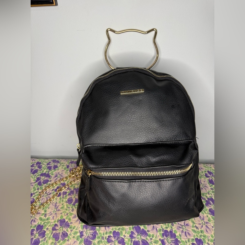 Rampage Backpack with Metal Cat Handle